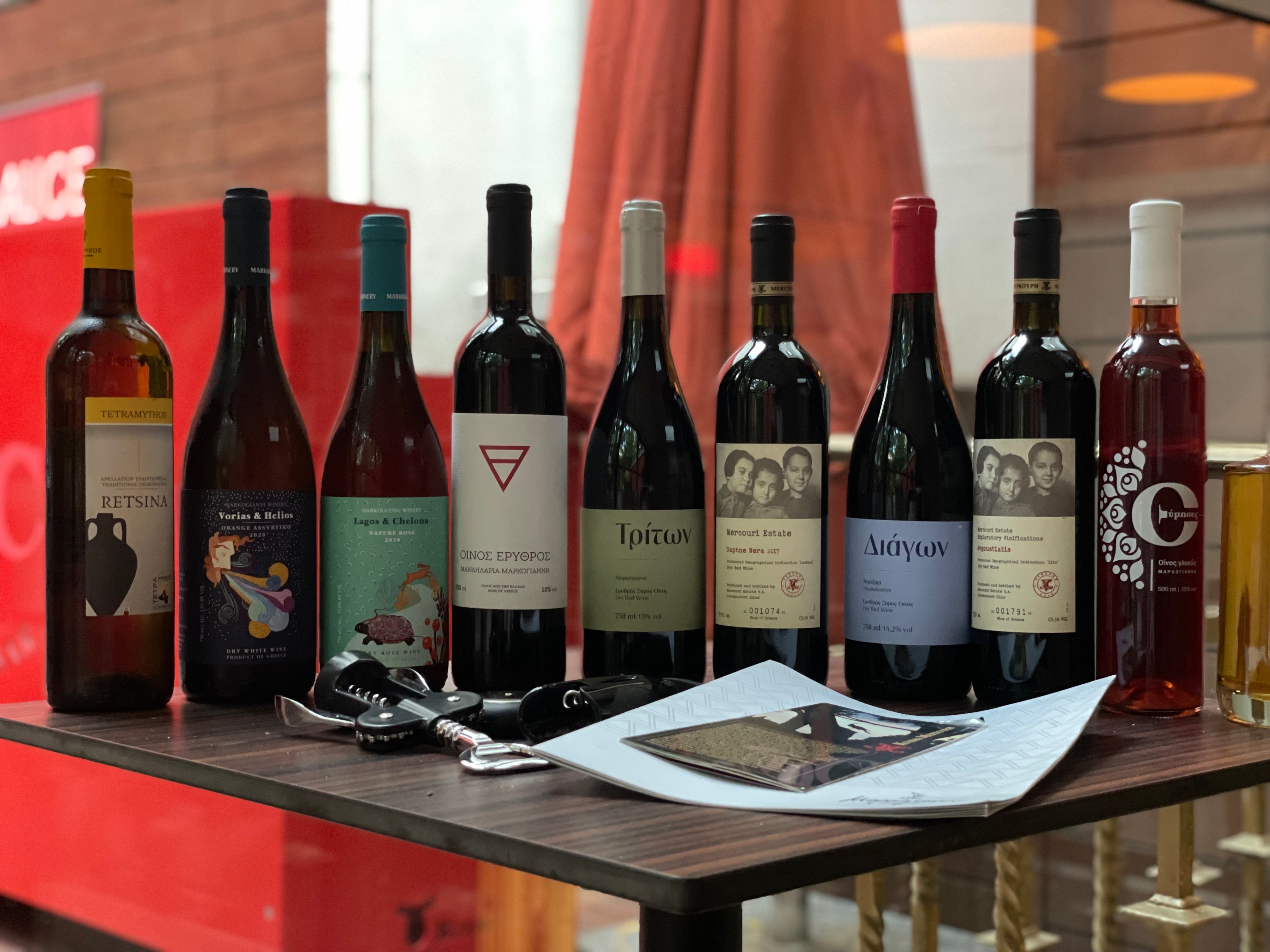 A selection of great wines from the western Peloponnese.