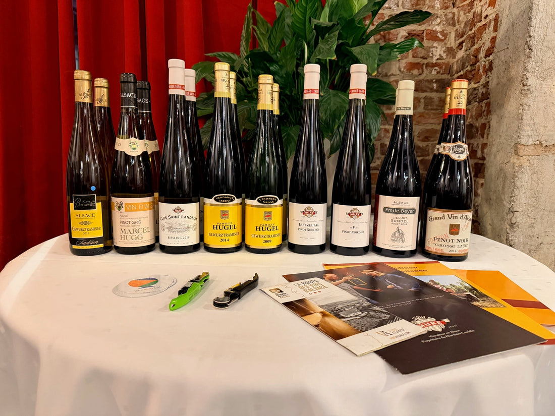 When drinking Alsatian wines, start with the reds!